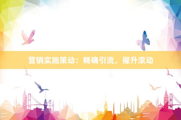 营销实施策动：精确引流，擢升滚动